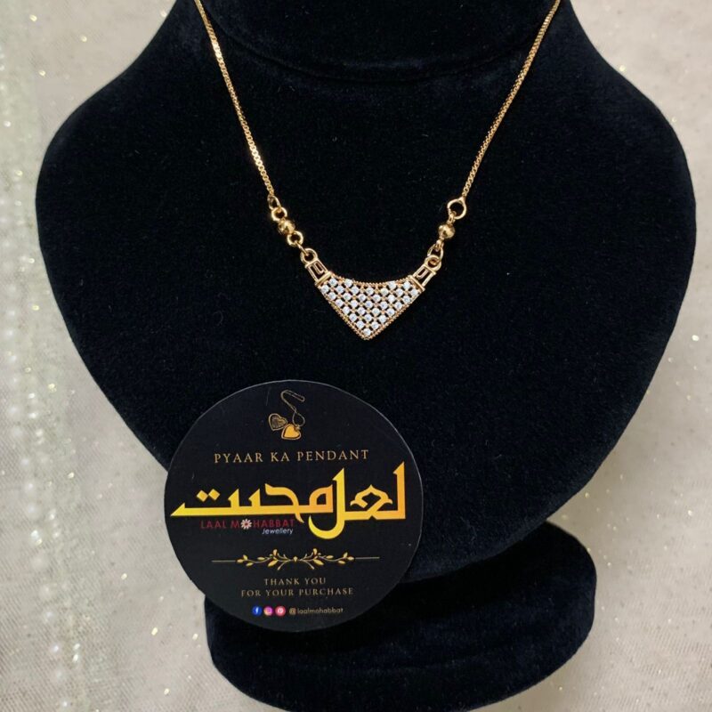 Golden Necklace (V shape)