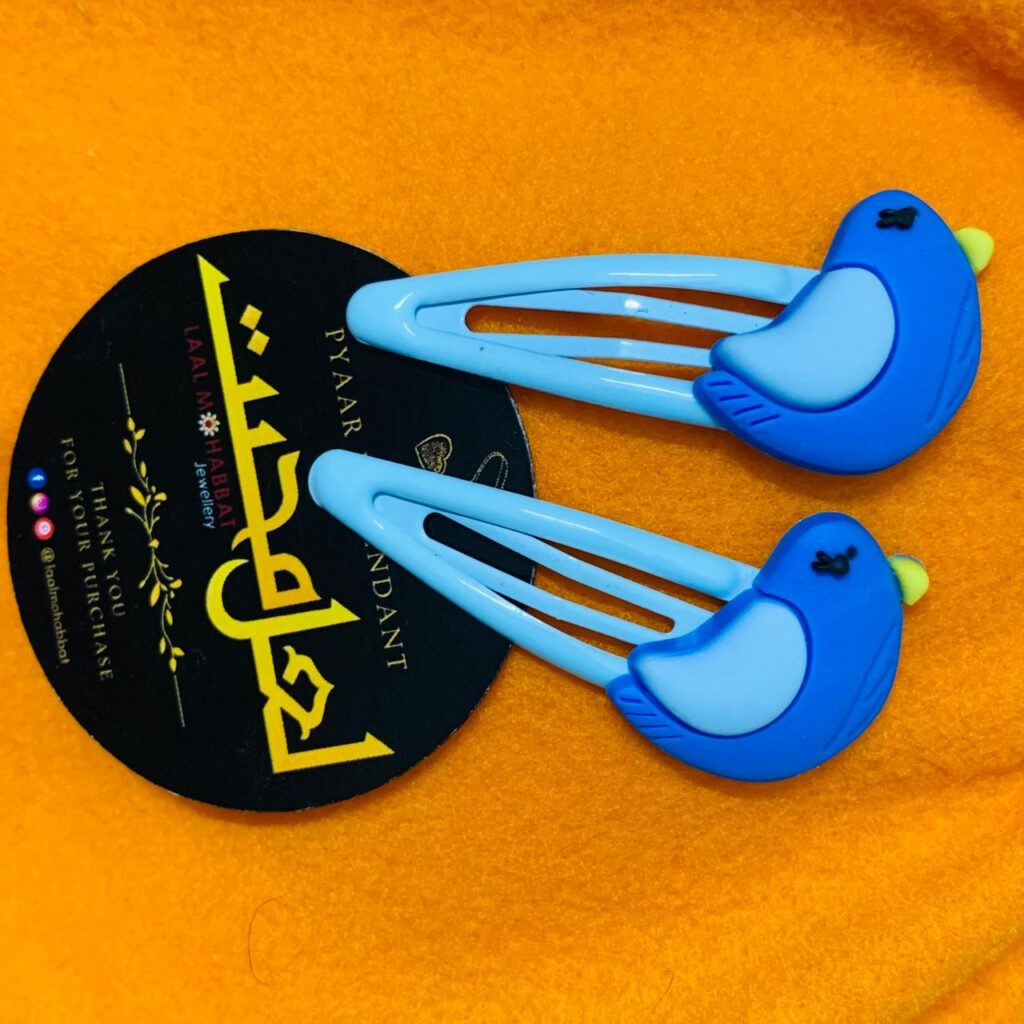 Kids Hair Clips Blue Sparrow Laal Mohabbat Jewellery kids-hair-clips-blue-sparrow-laal-mohabbat-jewellery