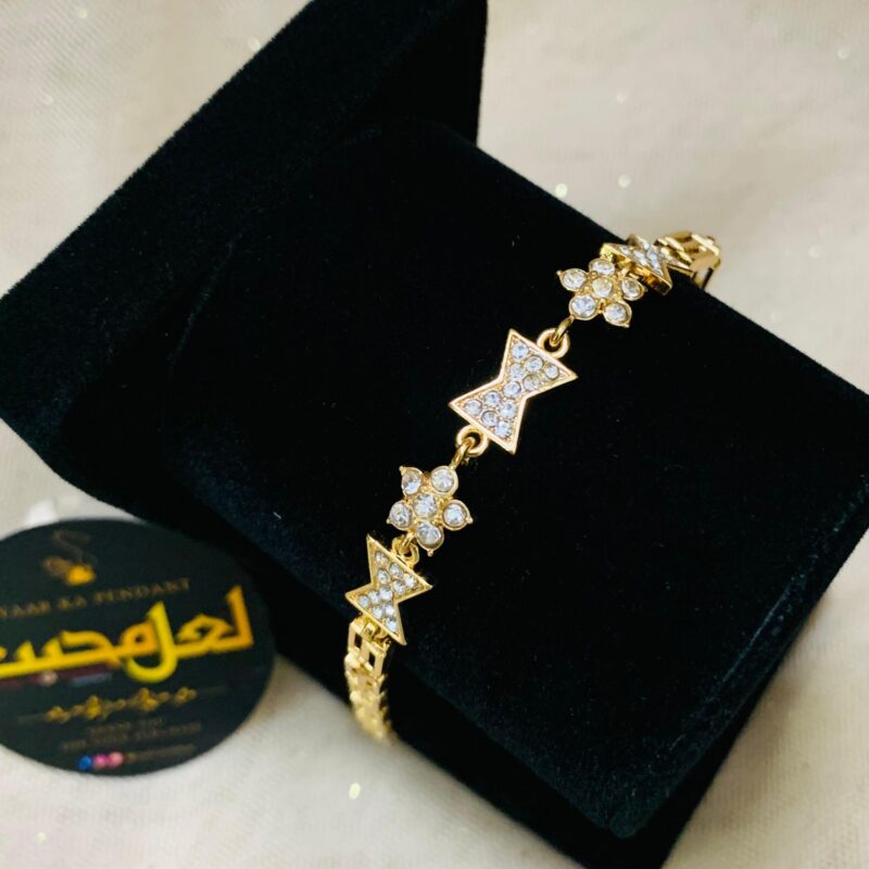 Golden Silver Star bracelet